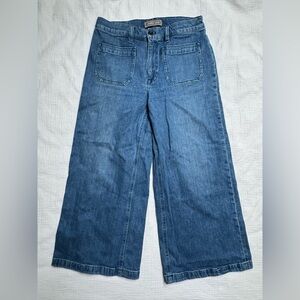 Point Sur Wide Leg Cropped Jeans Size 29
